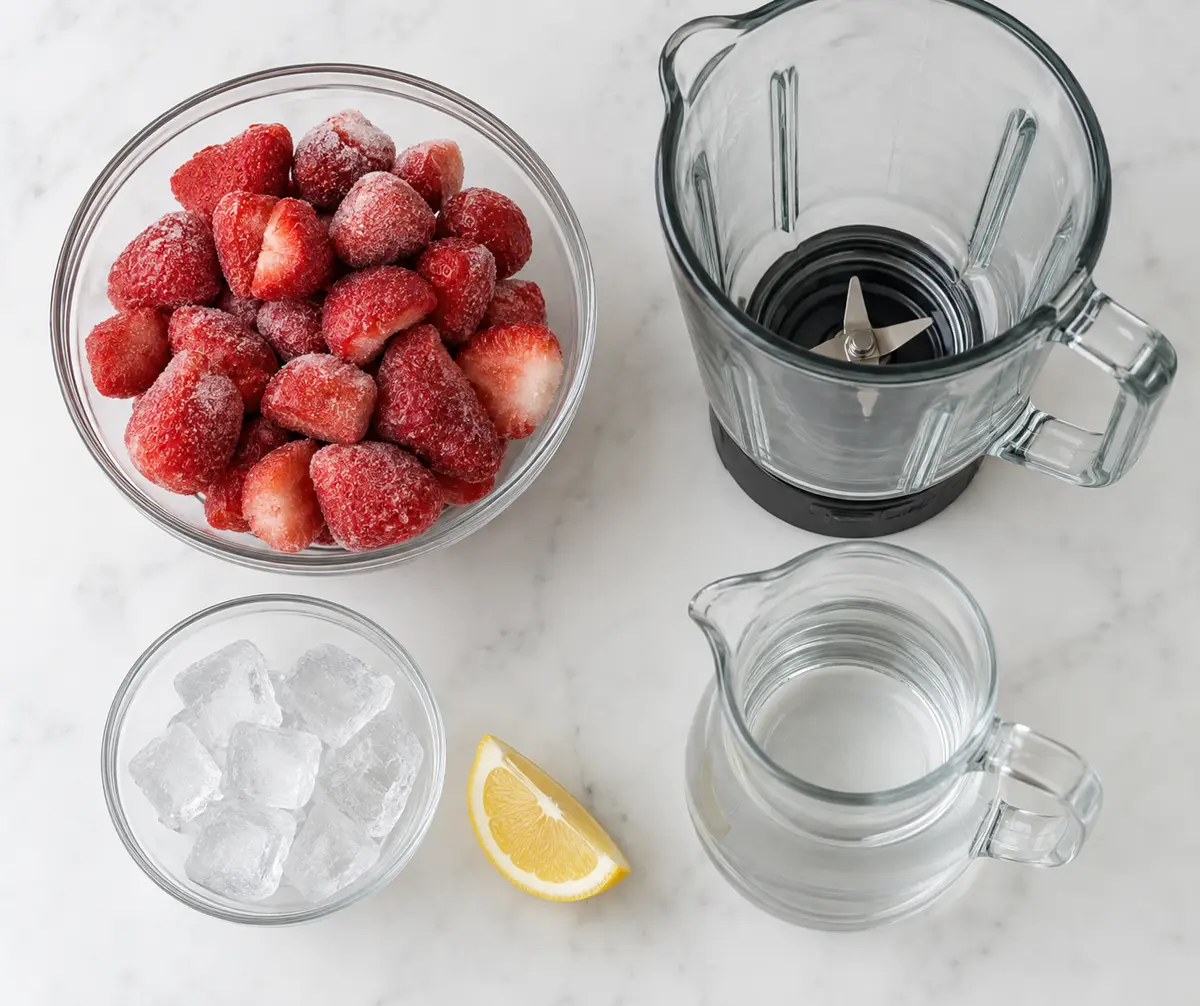 Slush ingredients.