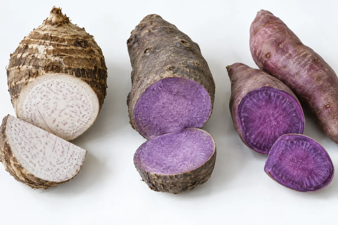 Show three distinct root cut faces.