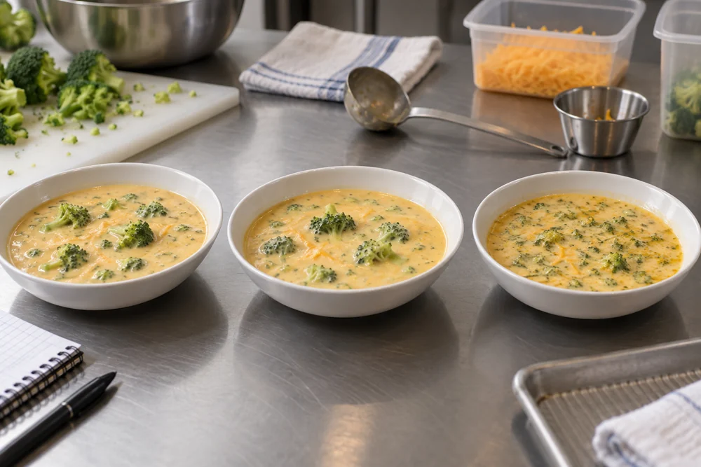 Judge the bowl after the actual holding or reheat route, not only at the first ladle