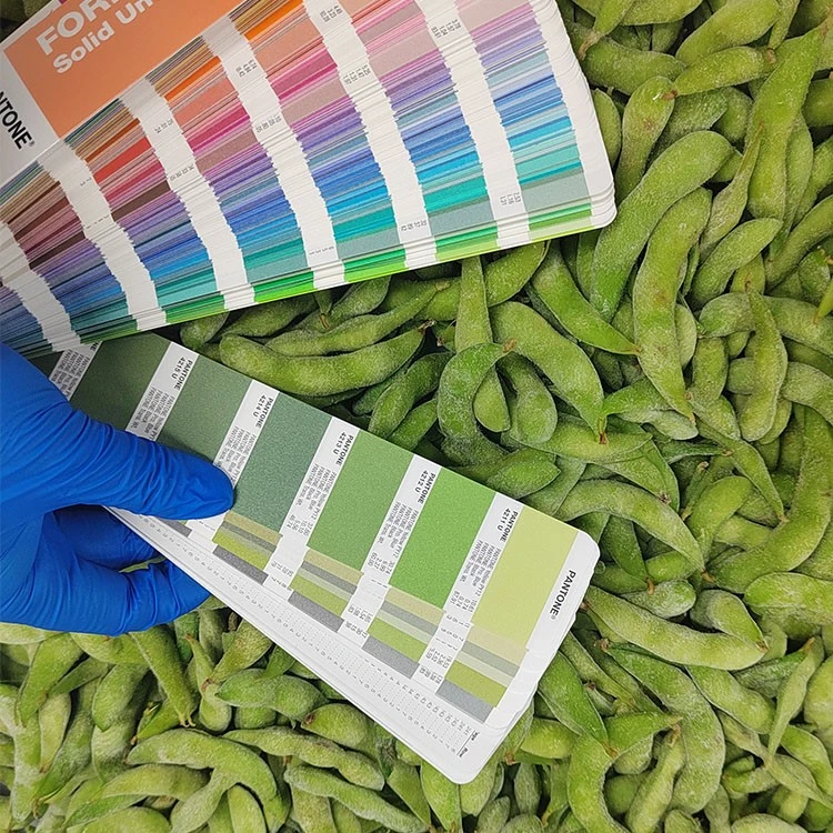 IQF edamame color IQF edamame color