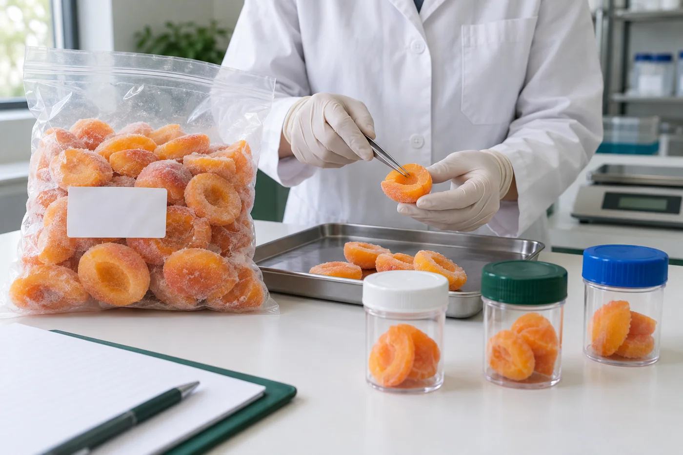 separate identified test portions while preserving sample custody.