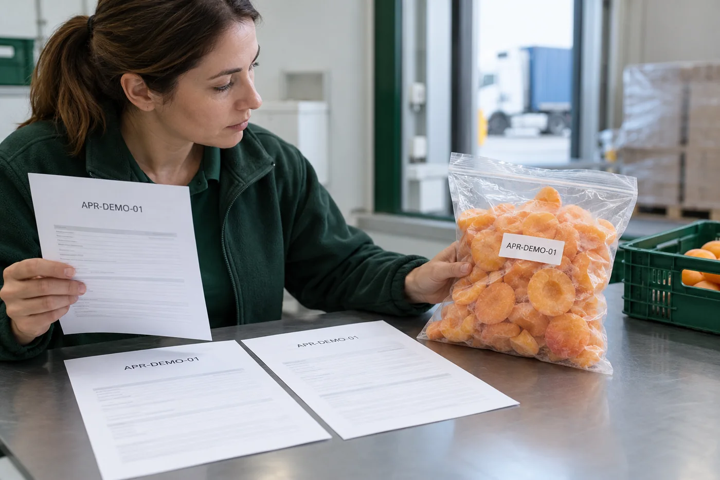 compare the same manufacturer and product identity across the order file.