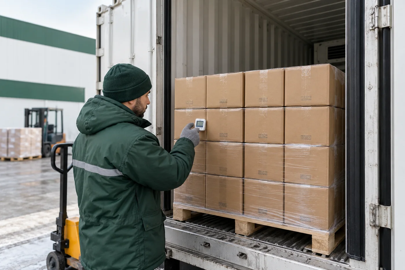 record loading condition and transport-monitoring identity.
