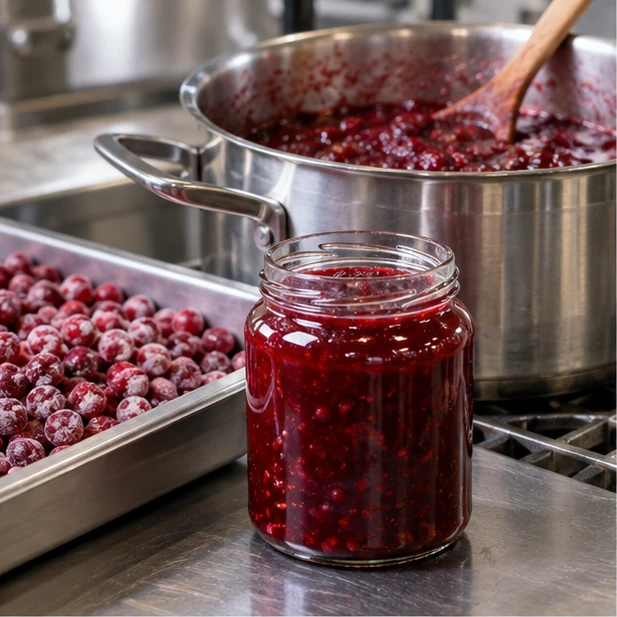 Jam & Fruit Spreads application illustration for Frozen Lingonberry