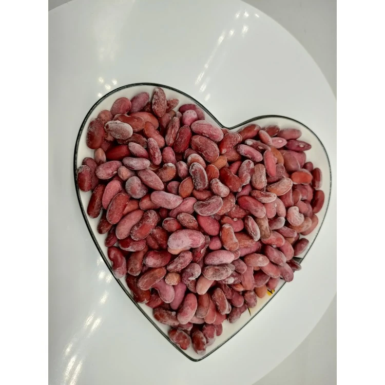 Red kidney beans shown as a loose product sample