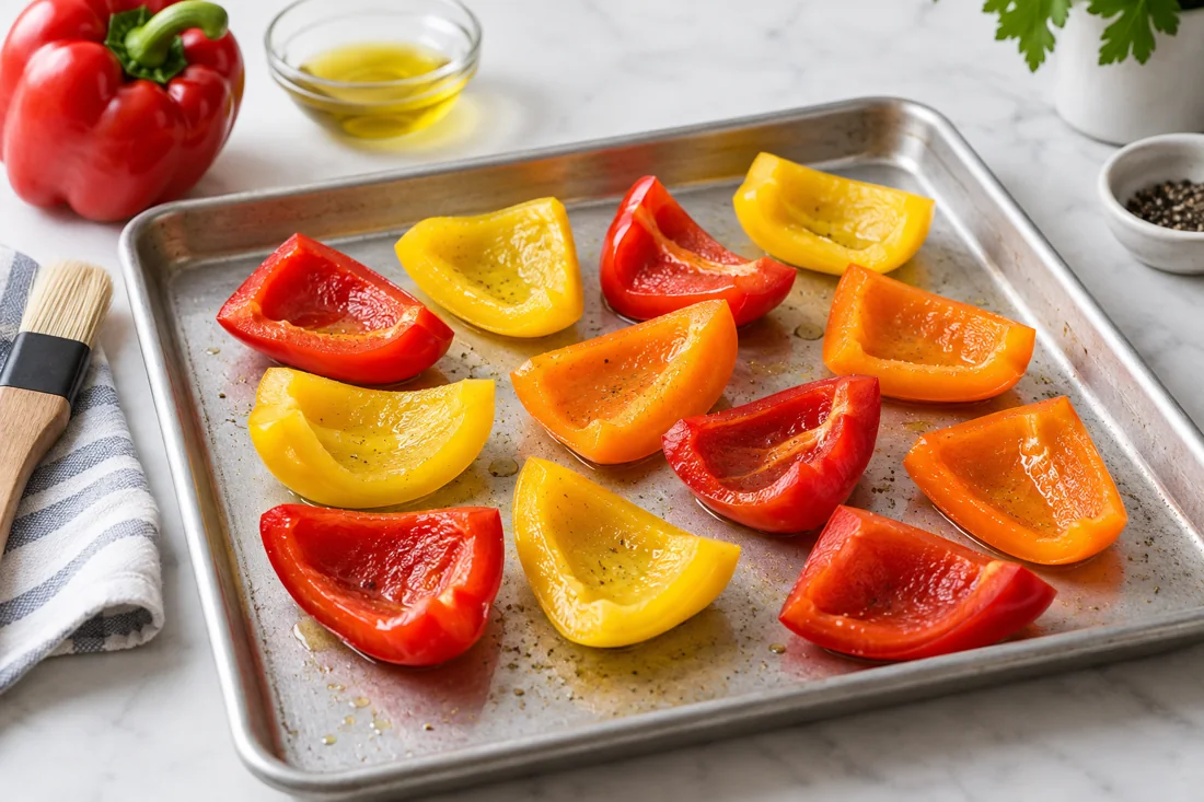 prepare-the-peppers-and-the-baking-tray prepare-the-peppers-and-the-baking-tray
