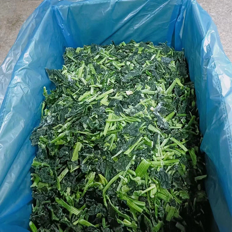 IQF chopped spinach for product-identity confirmation IQF chopped spinach for product-identity confirmation