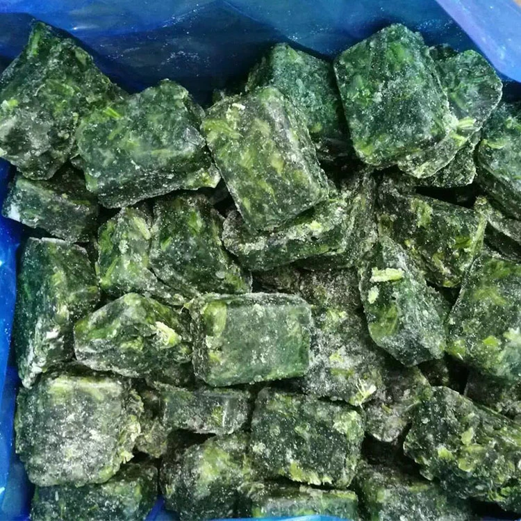 frozen spinach cube and spinach block supplier frozen spinach cube and spinach block supplier