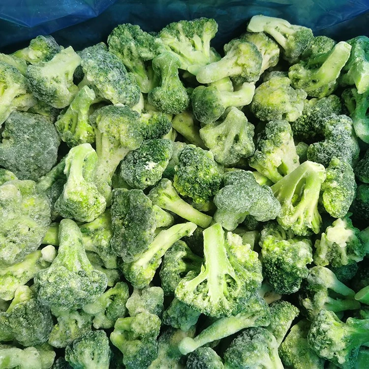 Frozen broccoli florets for product-identity confirmation Frozen broccoli florets for product-identity confirmation