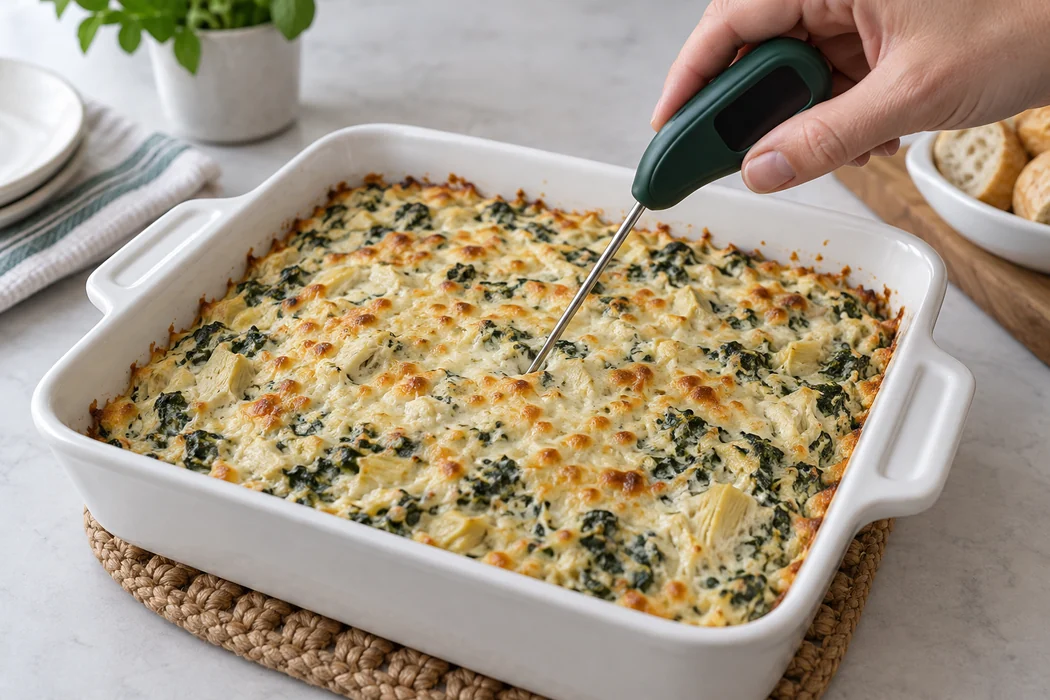 spinach-artichoke-dip-center-temperature-check spinach-artichoke-dip-center-temperature-check