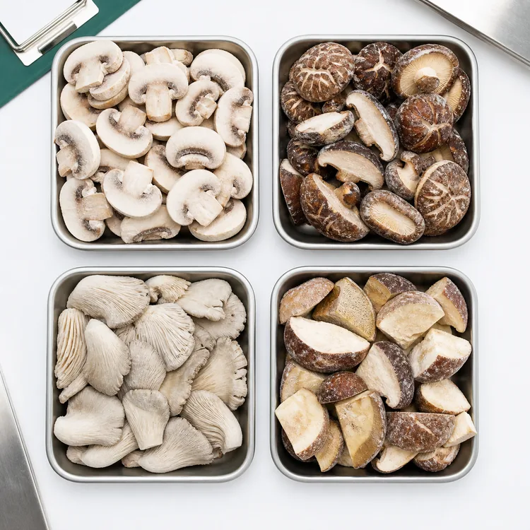 what-do-mushrooms-taste-like-01-four-variety-comparison what-do-mushrooms-taste-like-01-four-variety-comparison
